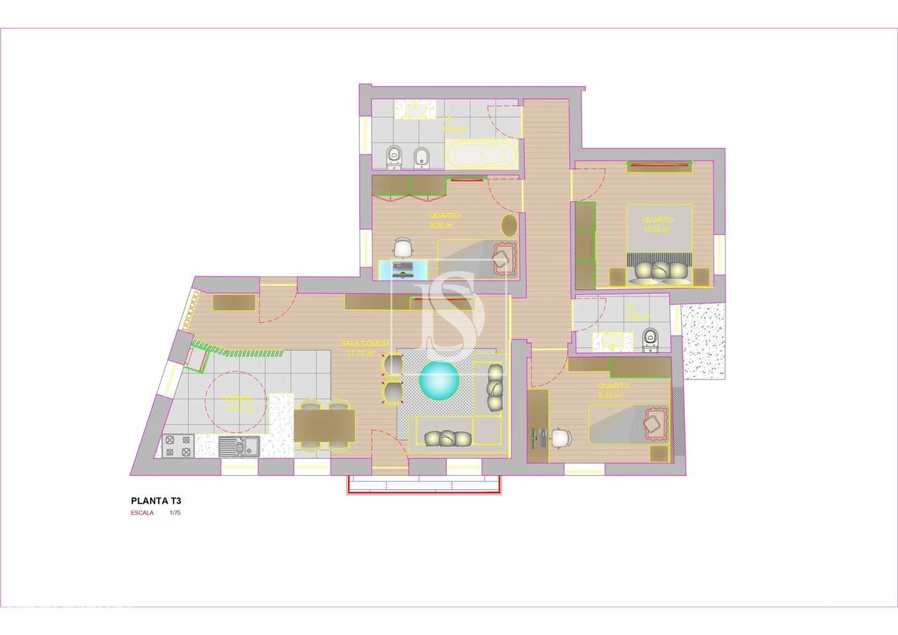 Apartamento T3 Venda em Lordelo,Paredes-19