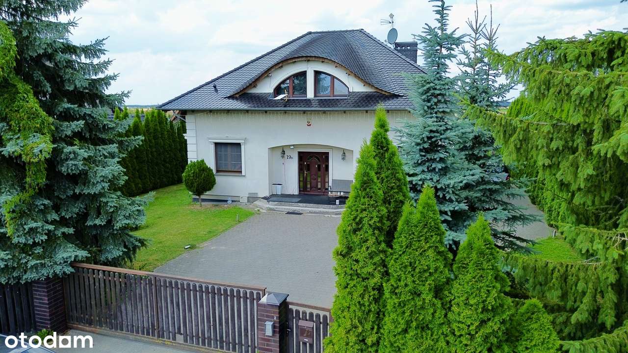 Łowęcin gm. Swarzędz - wolnostojący dom na działce 1007m2 + domek