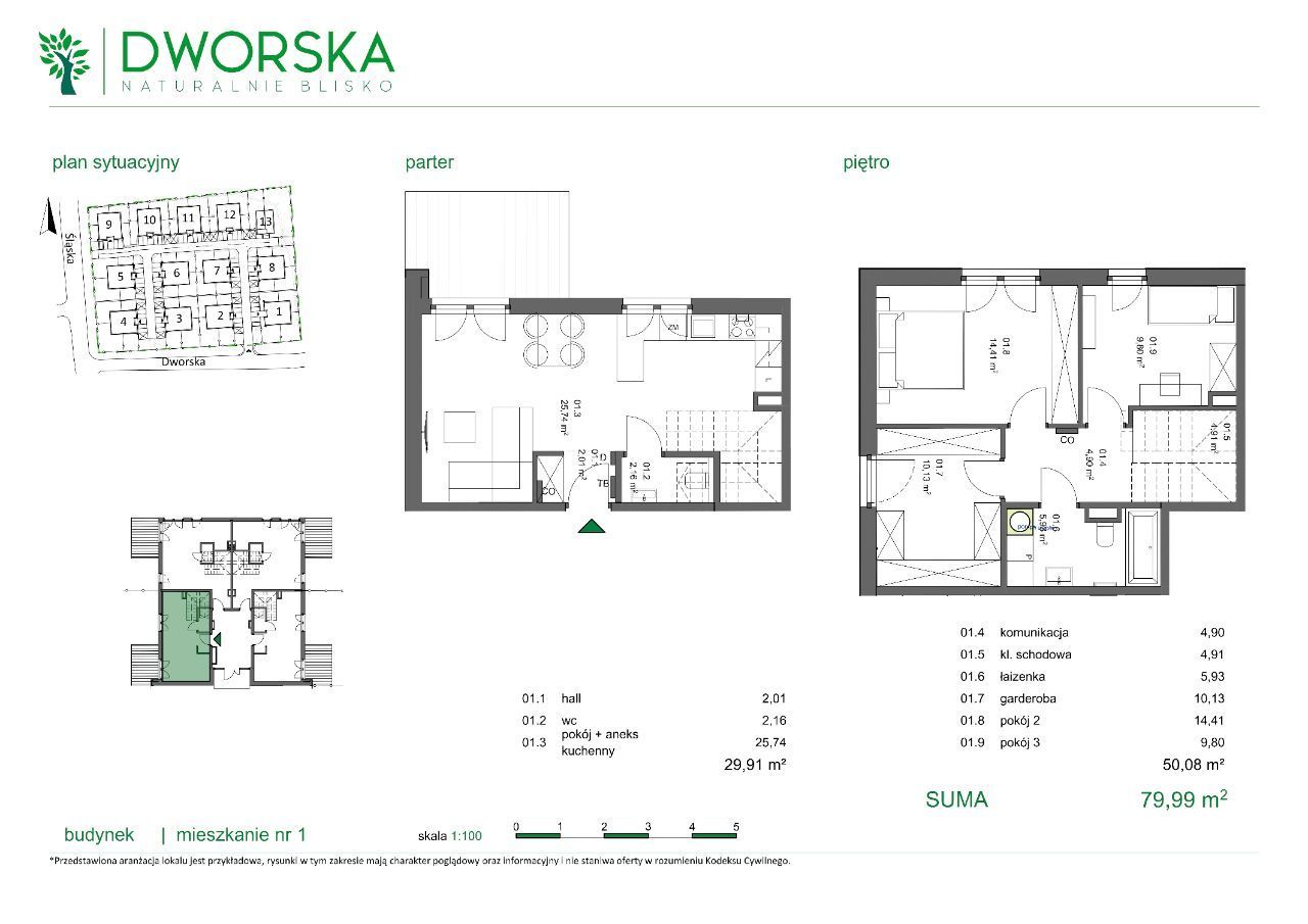 Osiedle Dworska | apartament z ogrodem 11.1