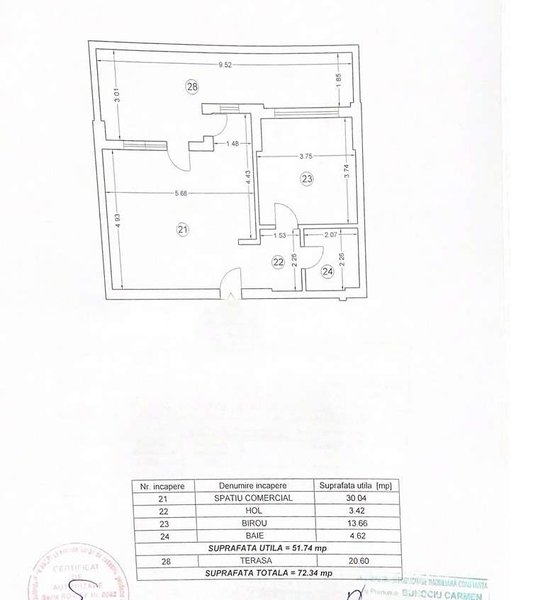 Campus-Academia de Zambete 2 camere+terasa+parcare  proprietate parter-9