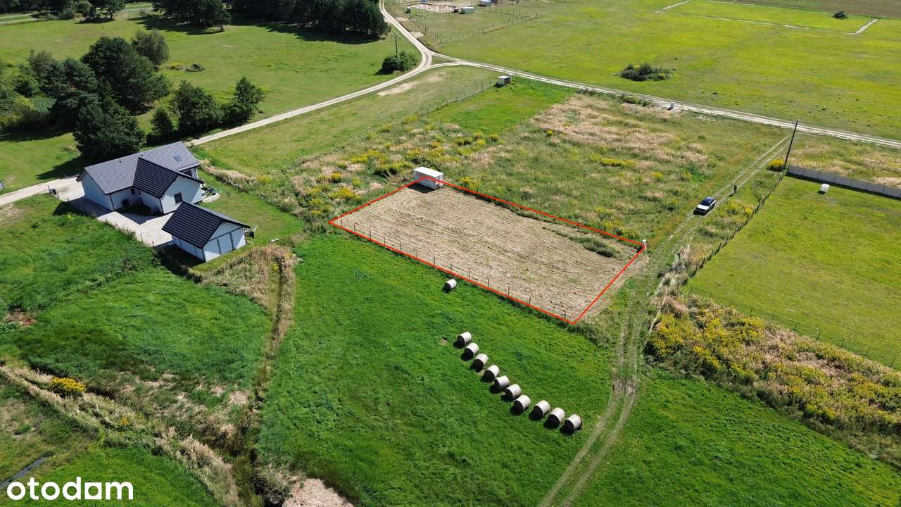 DZIAŁKA  Budowlana 11,04 AR – KASZOWO, GMINA MILICZ – LAS DOlina Baryc-3
