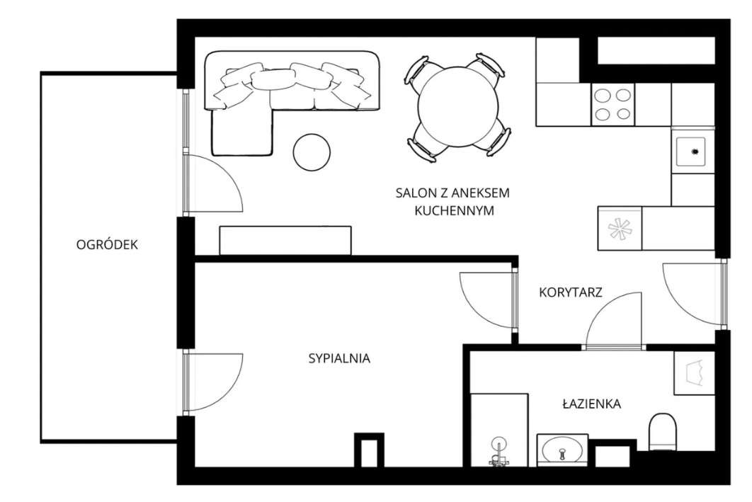 Mieszkanie z dużym OGRÓDKIEM blisko POSNANI na POLANCE - Pełny obrazek: 2/16