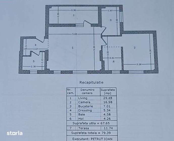 Vanzare 2 camere 67mp utili -parcare -Bucurestii Noi-7