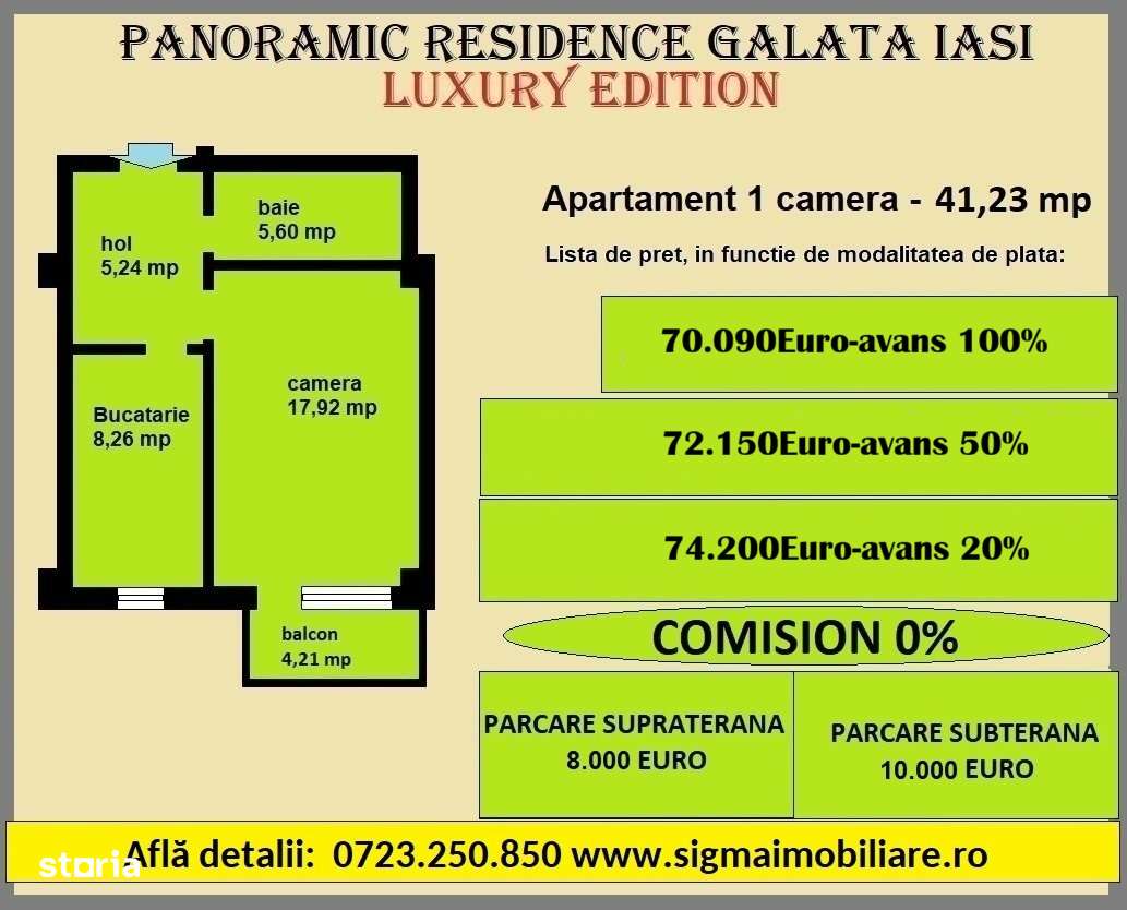 Anunț Vânzare Apartament 1 Cameră – Complex Rezidențial Nou-13