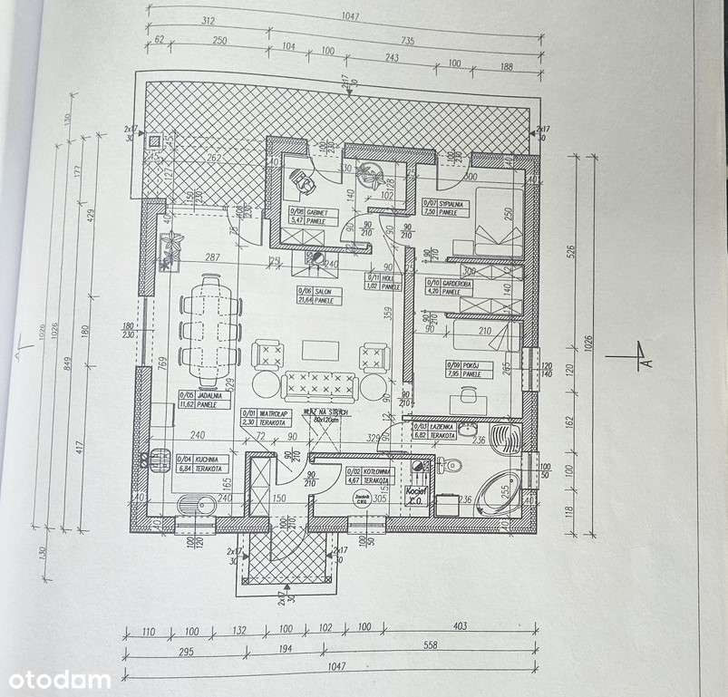 Dom parterowy z 2023r., ładna działka 1000 m2, dom oszczędny. 0% prow.-13