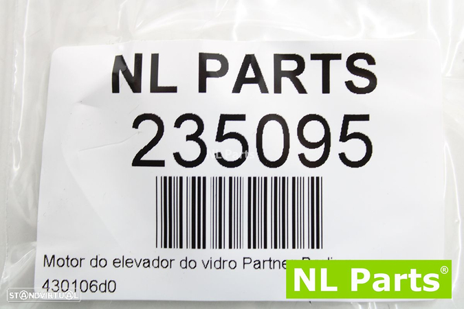 Motor do elevador do vidro Partner Berlingo 430106d0 - 7