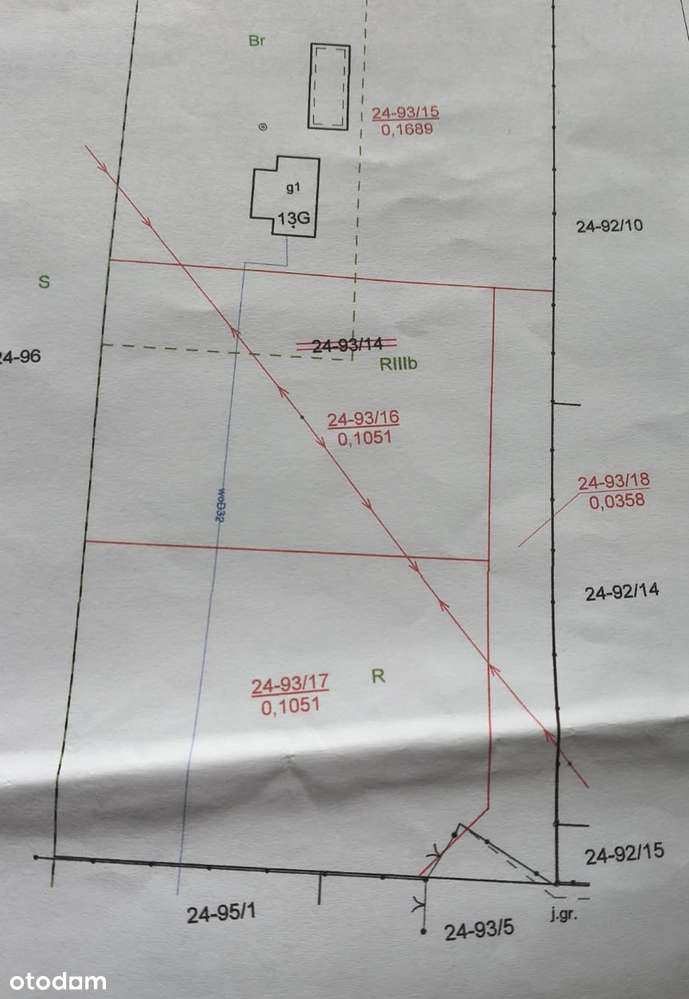 Działka budowlana 1051 m² z mediami Stok Lacki - Pełny obrazek: 4/4