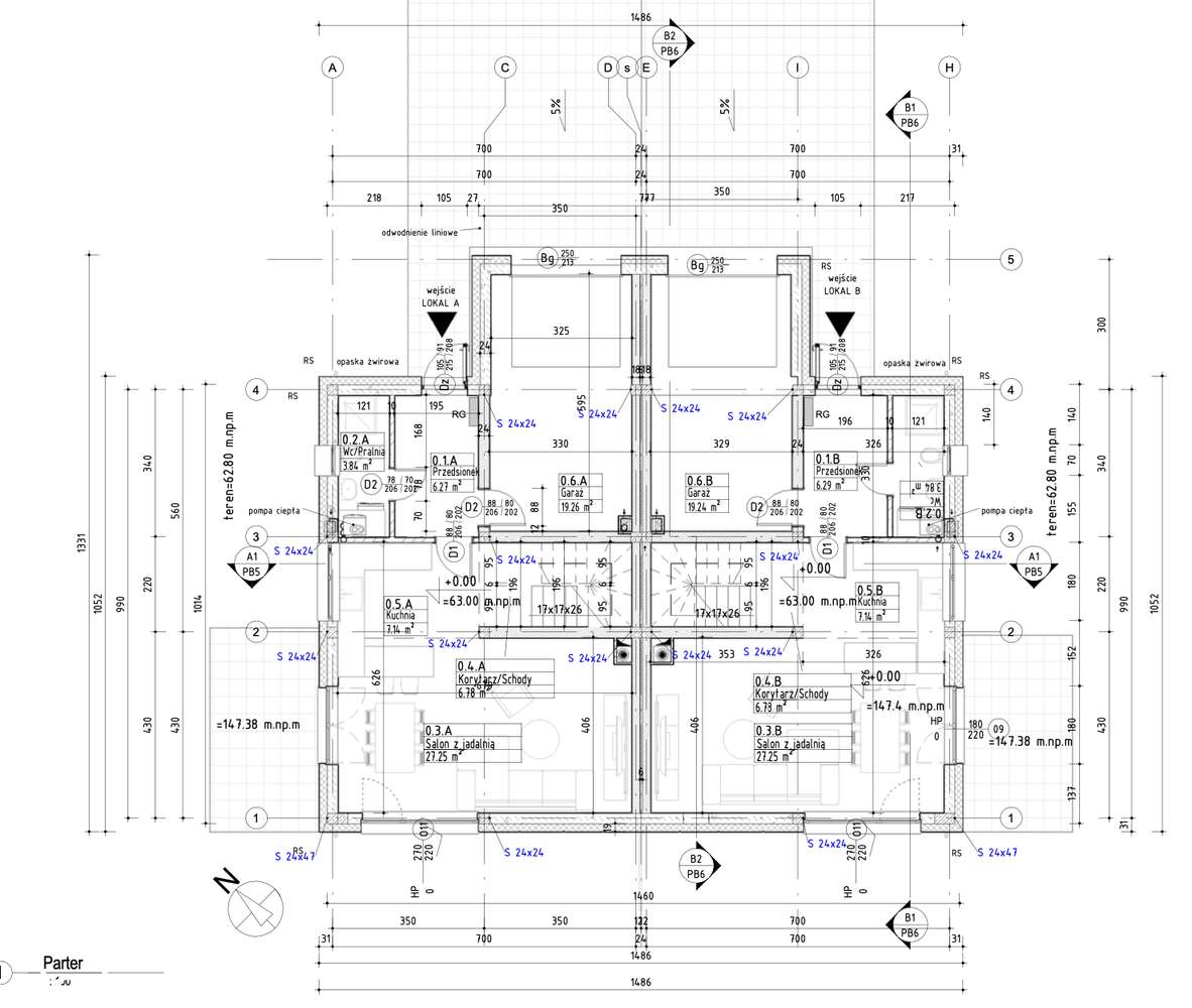 Dom z garażem, 4 sypialnie, pompa ciepła+kominek, strych-14