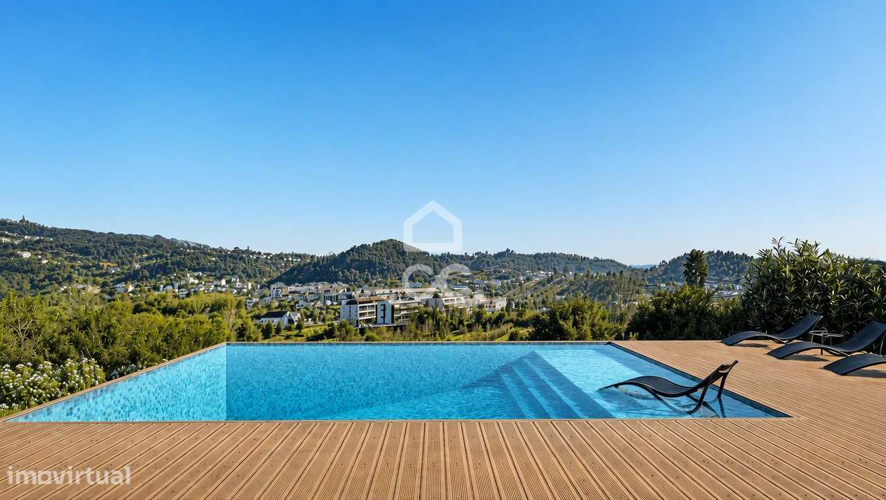 Moradia T3+1 nova, com jardim e terraço, em condomínio privativo com p-13