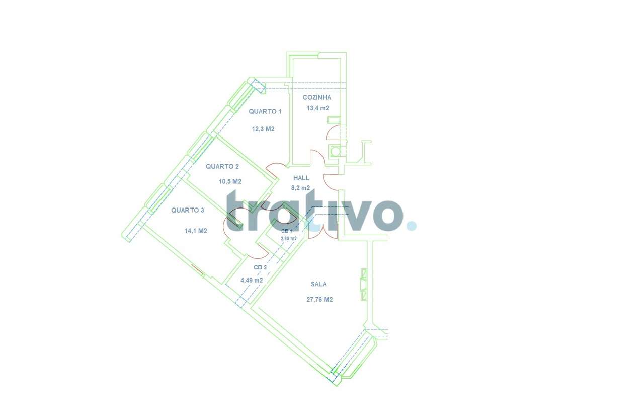 Vende-se apartamento T3 condomínio privado Rua Virgílio Correia Lisboa-24