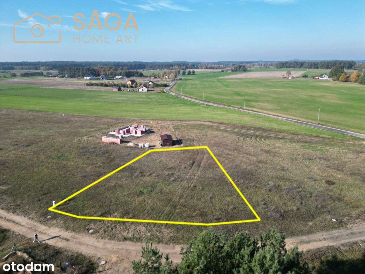 Działka 943 m2/0% prowizji/2 jeziora/las/media/Mpz-5