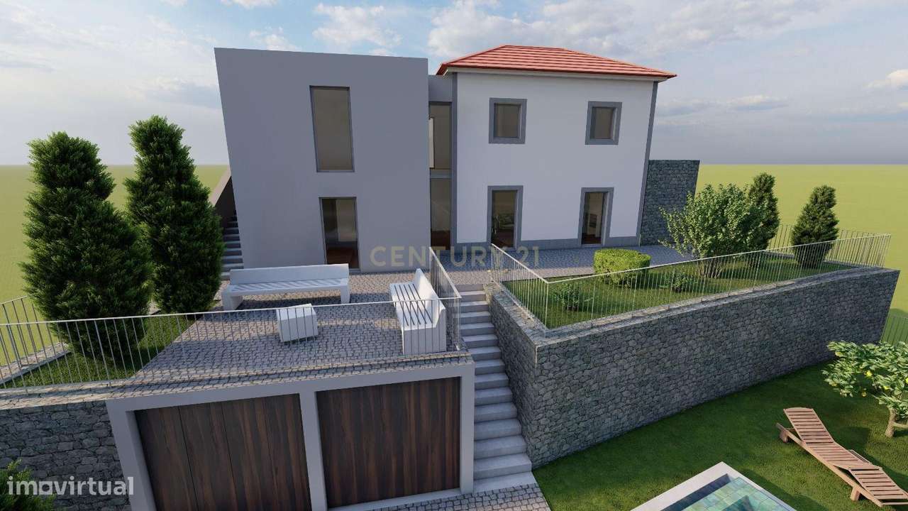 Moradia em Construção com Piscina e Vista Deslumbrante para a Montanha - Grande imagem: 4/15