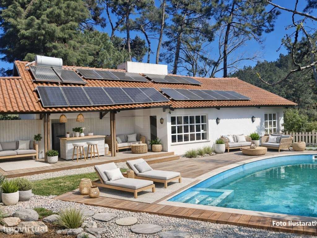 Moradia de Tradicional com Piscina em Lote de 2135 m² - Cotovia-6