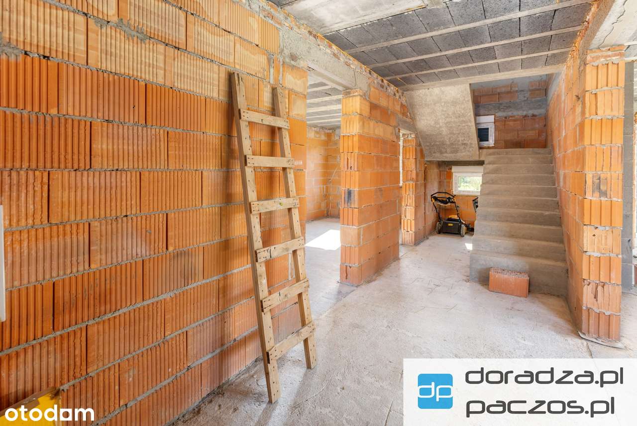 Dom w stanie surowym zamkniętym / Nadolice Wielkie/ ul. Orzechowa-19