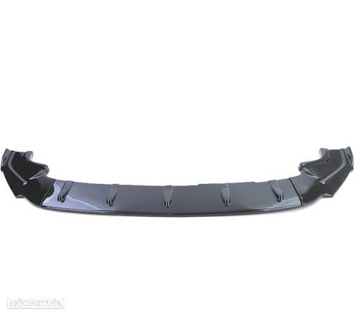 SPOILER LIP FRONTAL PARA VOLKSWAGEN VW GOLF 7 GTI PRETO BRILHANTE 2013-2020 - 3