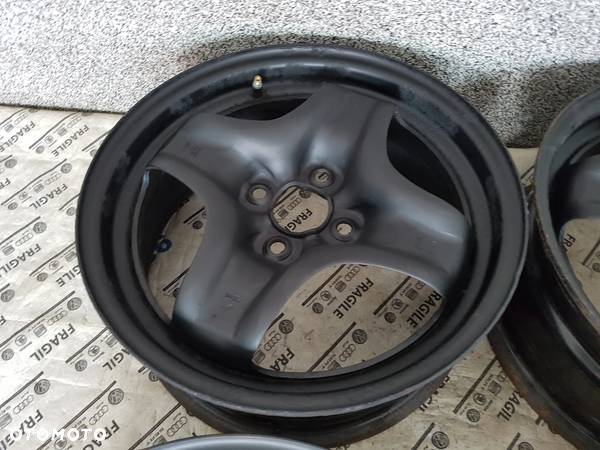 FELGI STALOWE STRUKTURALNE Fiat Grande Punto OPEL CORSA D E ADAM   4X100  6JX15 ET39 CZUJNIKI - 4