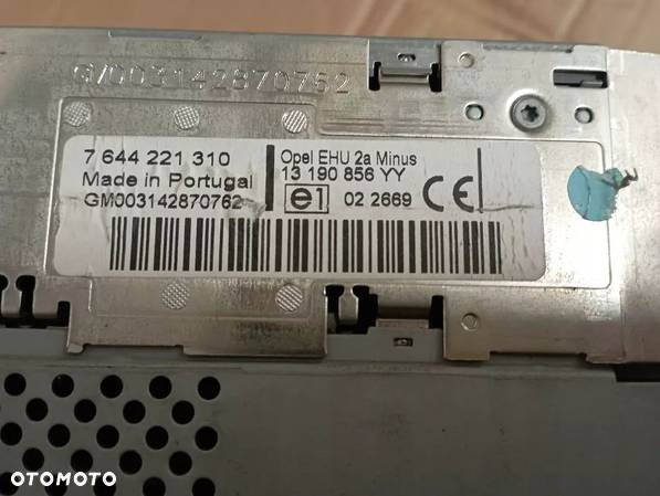 OPEL ASTRA MERIVA RADIO FABRYCZNE CD 7644221310 - 3