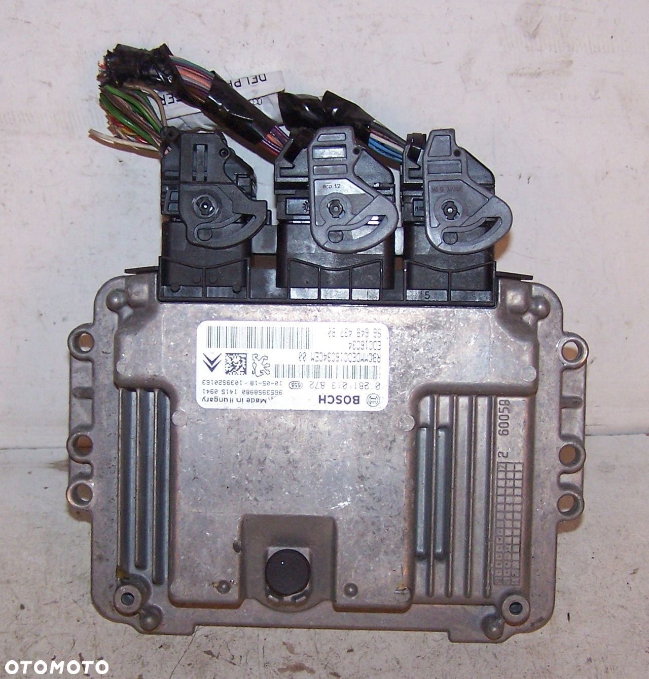 KOMPUTER PEUGEOT CITROEN C3 C4 1.6 HDI 9664843780 - 1