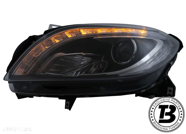 Faruri LED compatibile cu Mercedes ML W166 Black Design - 7