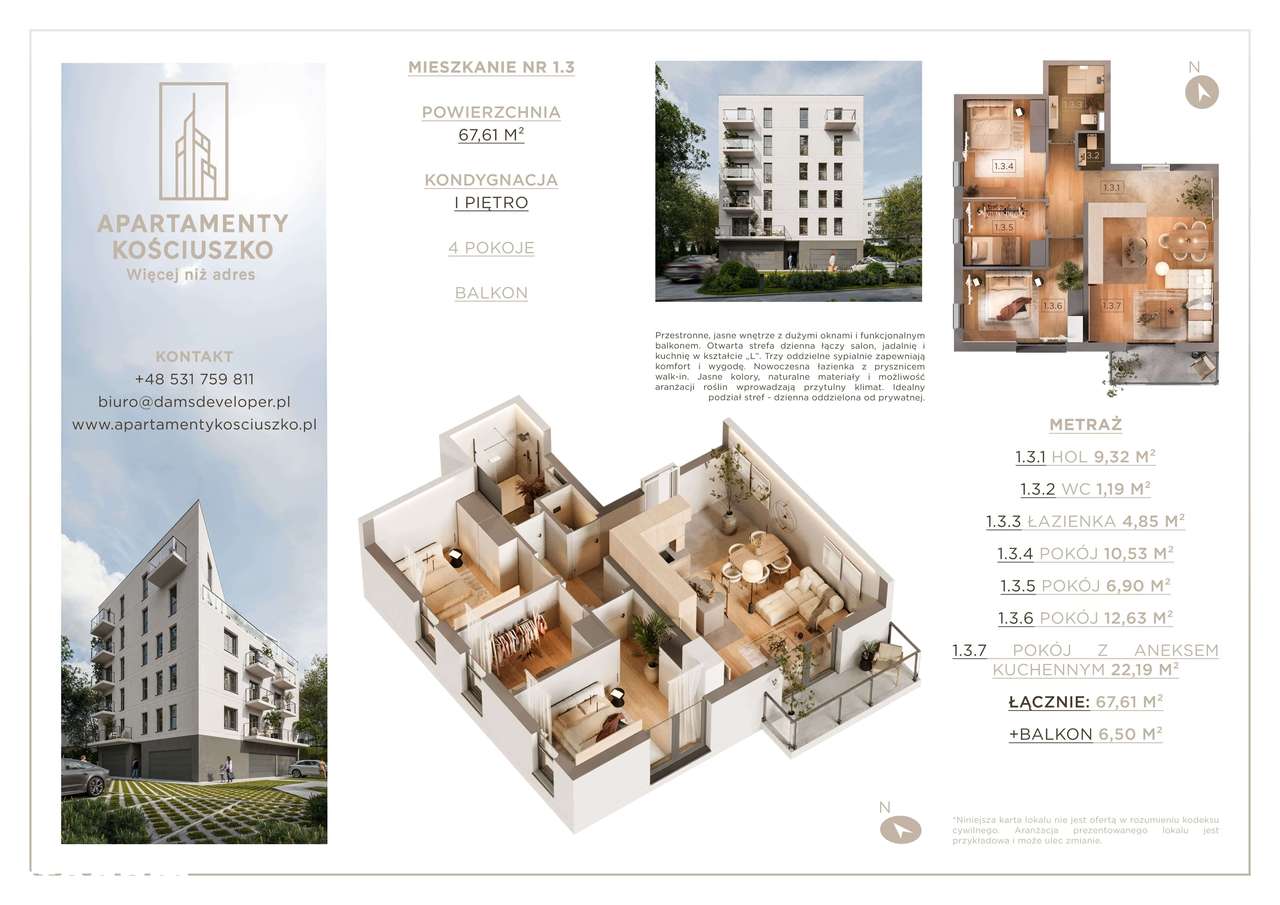 UNIKAT w Jaworznie – Nowe mieszkania | Garaż | Tarasy nawet 50 m²-7