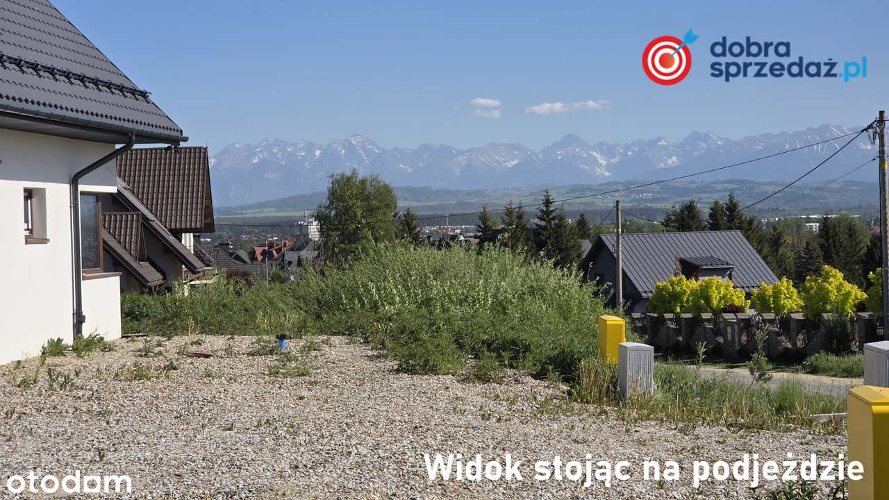 Piękny widok, nowoczesna okolica + gaz, pompa ciepła i klimatyzacja