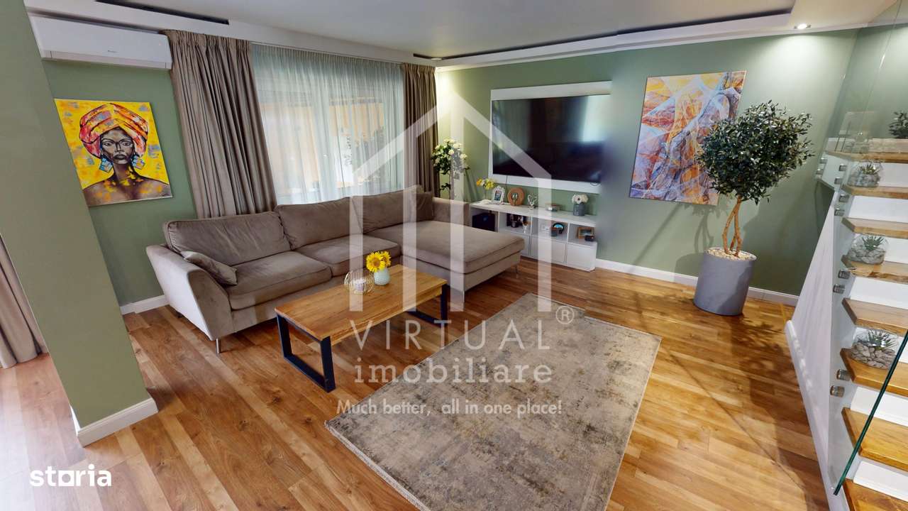 Duplex cu 5 camere, 143mp utili, terasa 44mp, mobilat, Selimbar - Imagine principală: 5/20