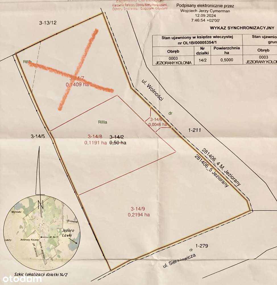 sprzedam działki przeznaczone pod zabudowe budynku mieszkalnego - Pełny obrazek: 3/3