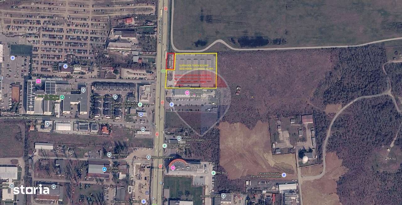Teren intravilan de vanzare 8.251mp la DN1 I Bucuresti I Otopeni-1