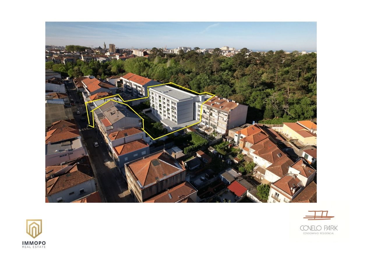 Apartamento T1 Novo com Varanda e Garagem Junto ao Parque do Covelo!