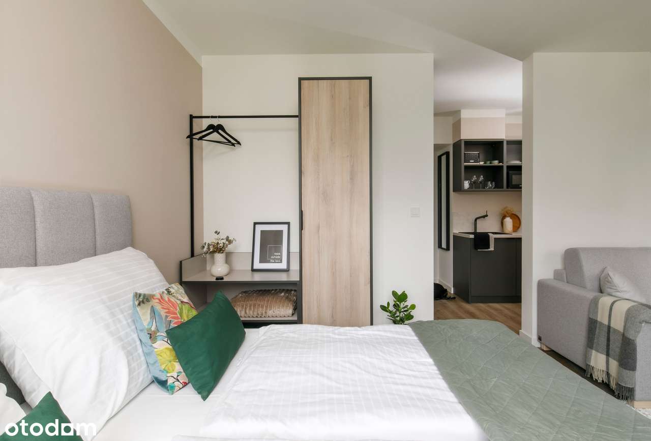 Piękne Studio  w Serviced Apartments  ZEITRAUM Racławicka - Pełny obrazek: 4/6