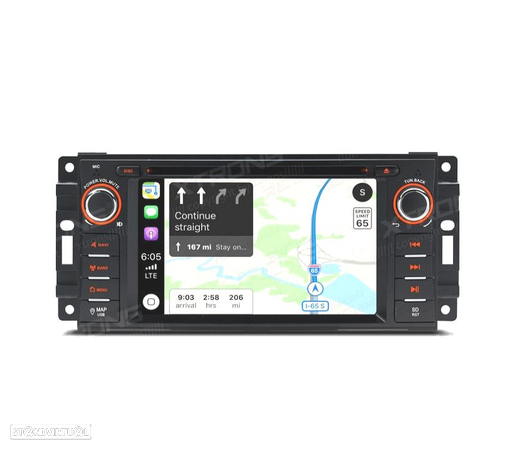 AUTO RADIO GPS ECRA TACTIL 6.2" PARA JEEP DODGE CHRYSLER - 6