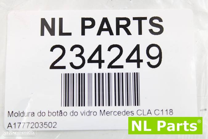 Moldura do botão do vidro Mercedes CLA C118 A1777203502 - 5