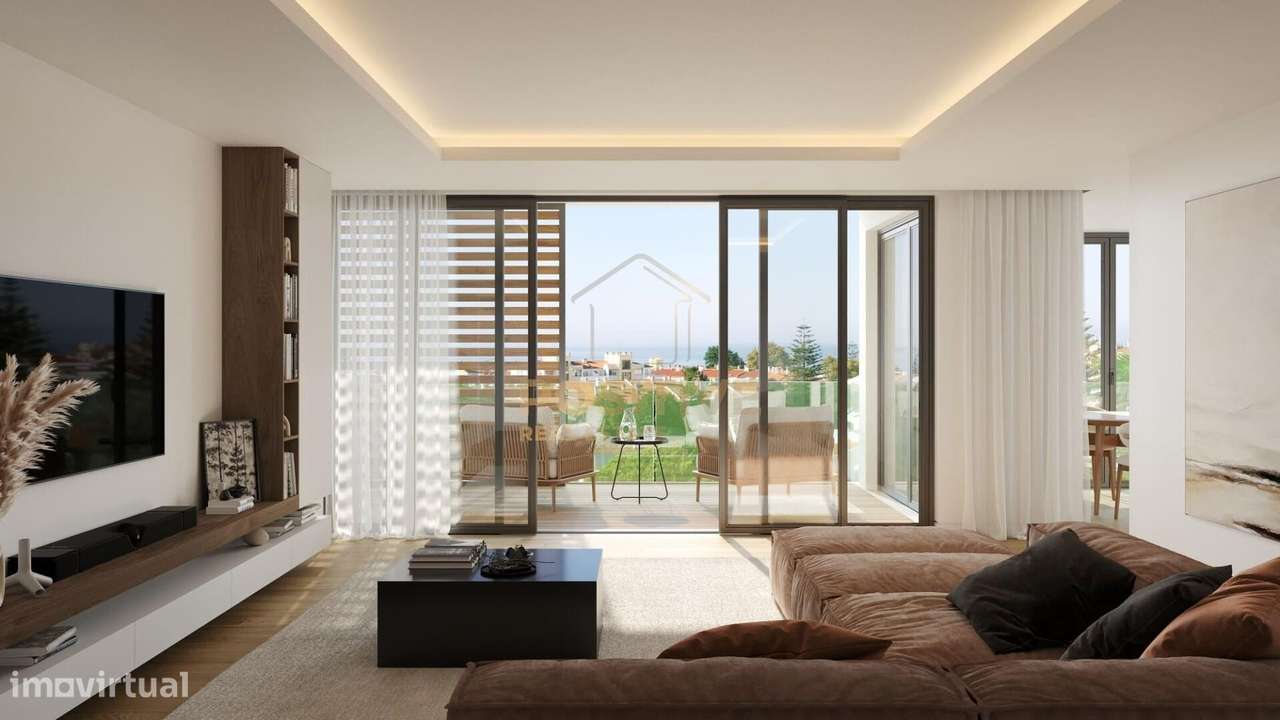 T2 novo com 146 m2, terraço e box para 3 carros na Parede, Cascais-10