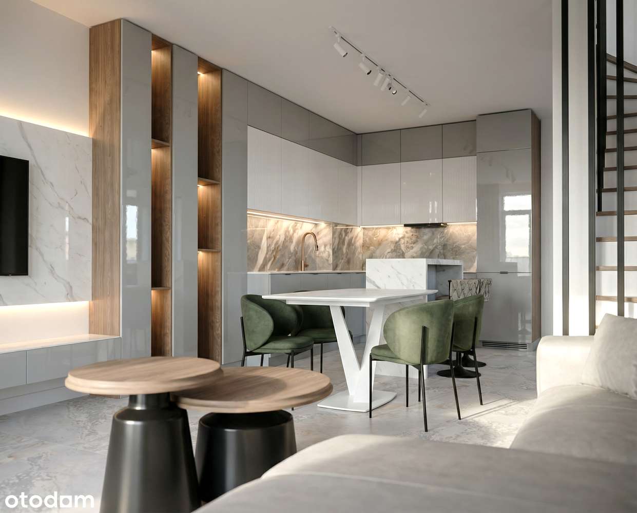 Wykończony segment 107 m² z garażem | Pod klucz | Marki