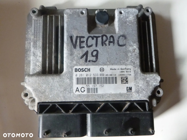 Opel Vectra C 1,9 CDTI sterownik 028012533 - 2