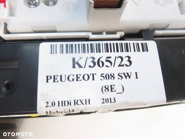 LICZNIK PEUGEOT 508 2.0 HDi RXH 9678558780 - 2