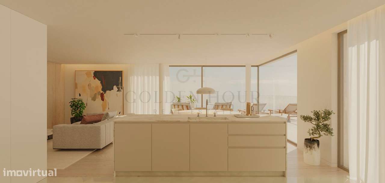 Penthouse T4 de Luxo na Afurada | Vista Mar e Rio | Golden Hour - Grande imagem: 5/20