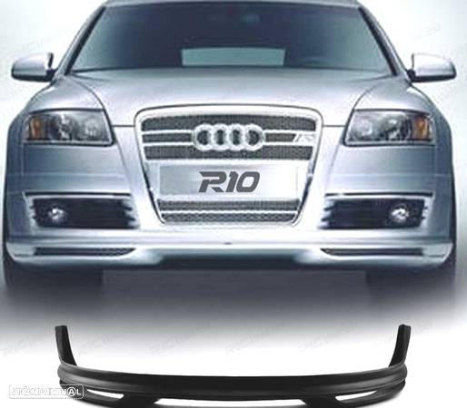 SPOILER LIP FRONTAL PARA AUDI A6 C6 04-09 LOOK ABT SEDÁN AVANT - 1