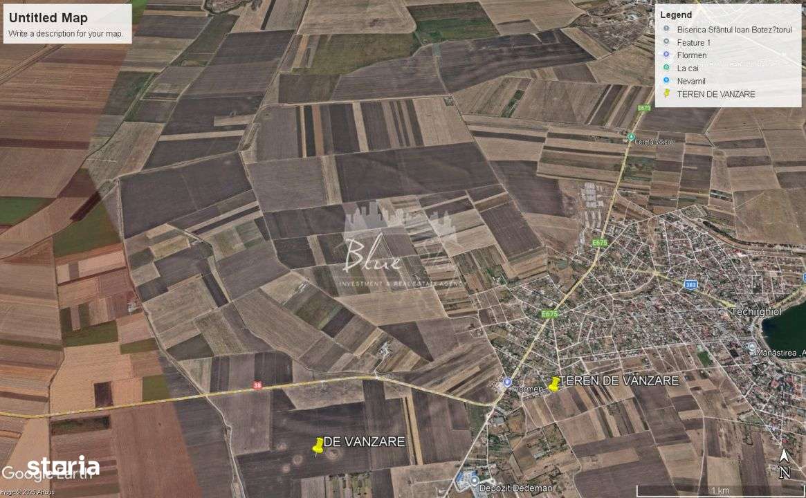 Teren intravilan 5000 mp situat in Techirghiol, langa case-1