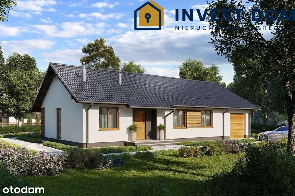 Działka 950m2 z fundamentami + projekt-6