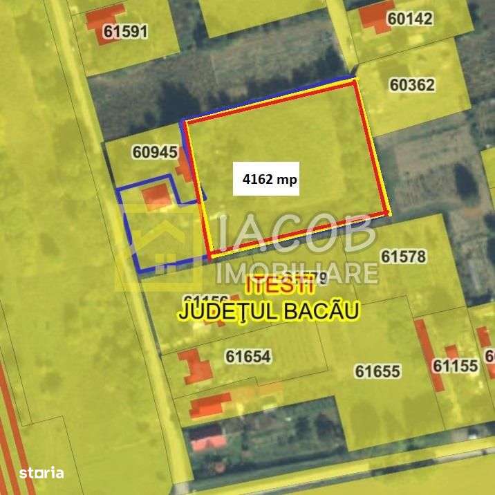 4162 mp teren parcelabil in loturi de 1000 mp, Dumbrava Itesti - Imagine principală: 1/2