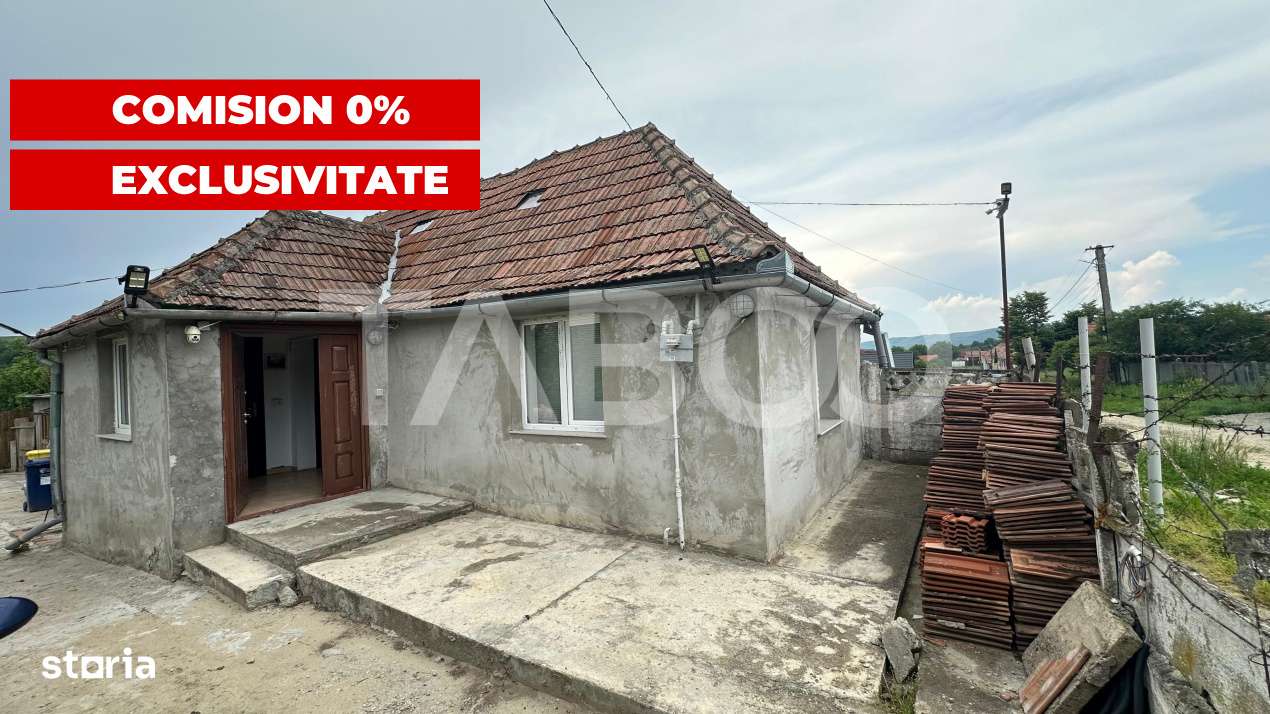 Casa individuala Comision 0%  3 camere anexe teren 800 mp Rusi Sibiu - Imagine principală: 1/18