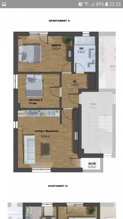 Vanzare Apartament 3 camere strada Diamantului loc de parcare inclus