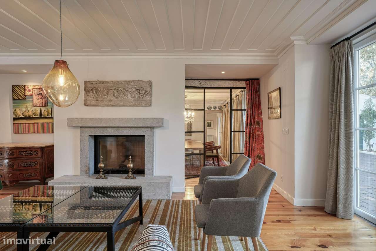 Villa Azzurra | Património do Século XVIII no centro de Cascais... - Grande imagem: 5/49