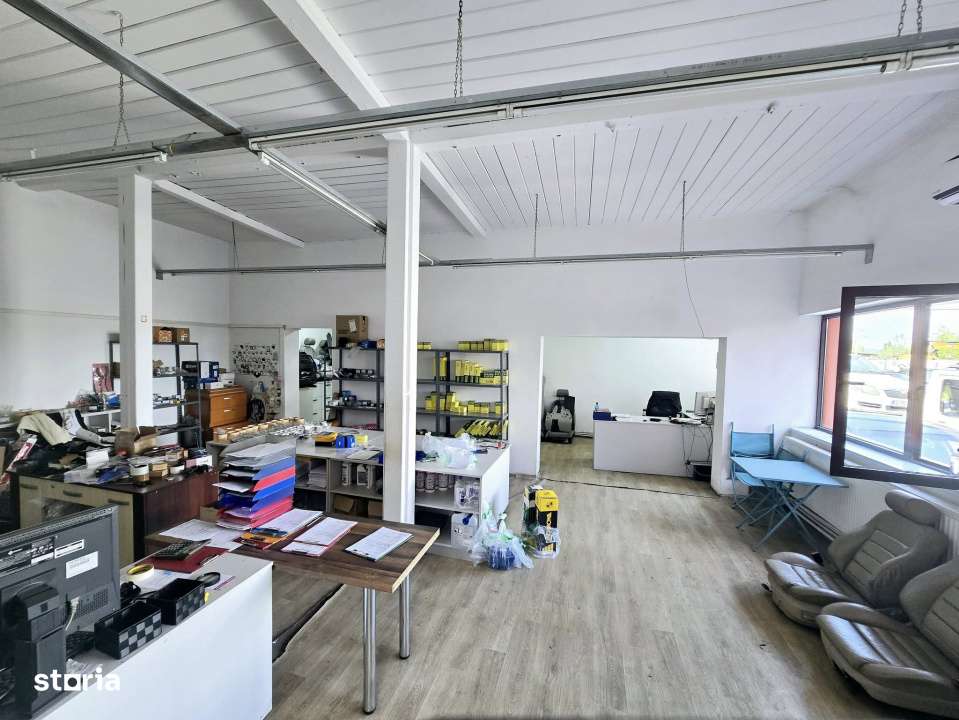 HALĂ INDUSTRIALĂ | IASI BAZA 3 | DE INCHIRIAT | 300 MP + BIROURI 80 - Imagine principală: 3/10