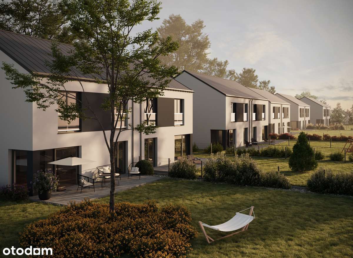 Nowe domy w Nowosolnej z furtką do lasu-4