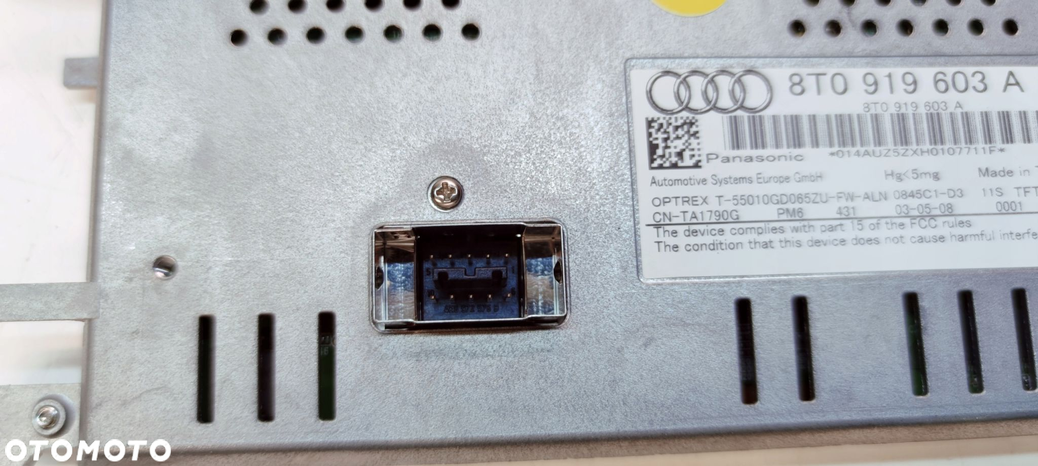 WYŚWIETLACZ LCD MMI AUDI A4 B8 A5 Q5 8T0919603A - 5