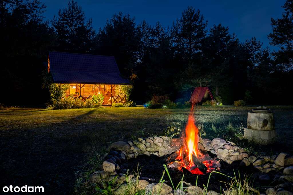 Duża działka z domkiem letniskowym-18