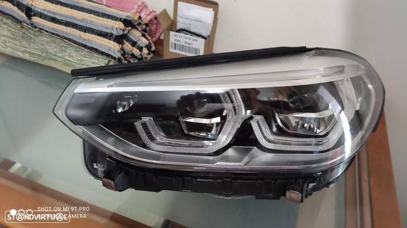 farol Full Led Adaptativ BMW X3 + X4 G02 esquerdo - 2