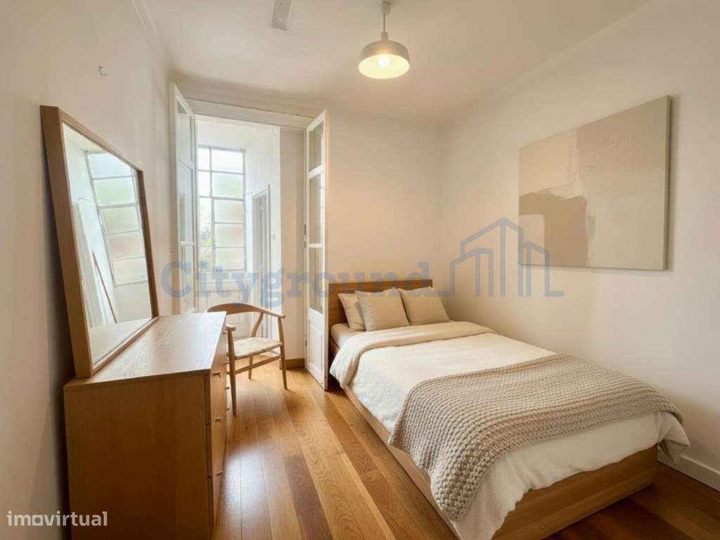 Apartamento T2 com varanda e vista de cidade - totalmente renovado - Grande imagem: 5/14